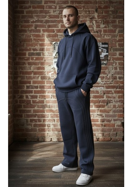 Kapşonlu Oversize Eşofman Takımı