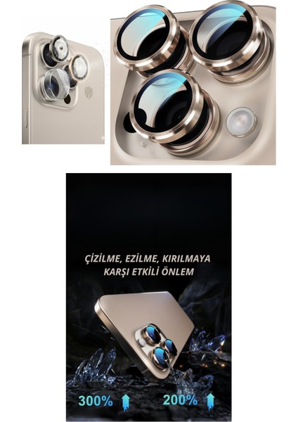 Yüksek Çözünürlük 16 Pro Kamera Lens Koruyucu, Güvenle Koruma