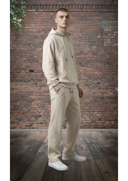 Kapşonlu Oversize Eşofman Takımı