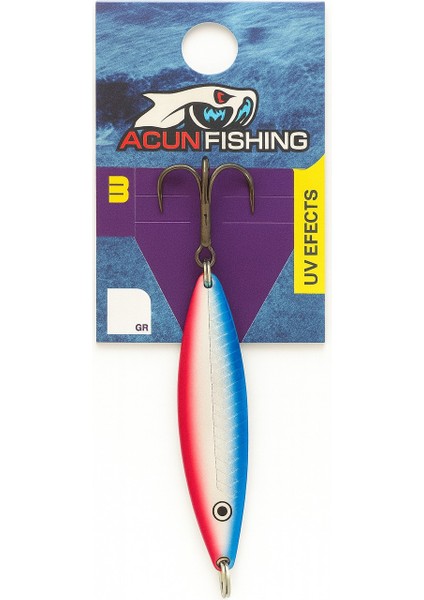 Nidingen 28GR 9cm 3D Efektli Metal Olta Lüfer Kaşık