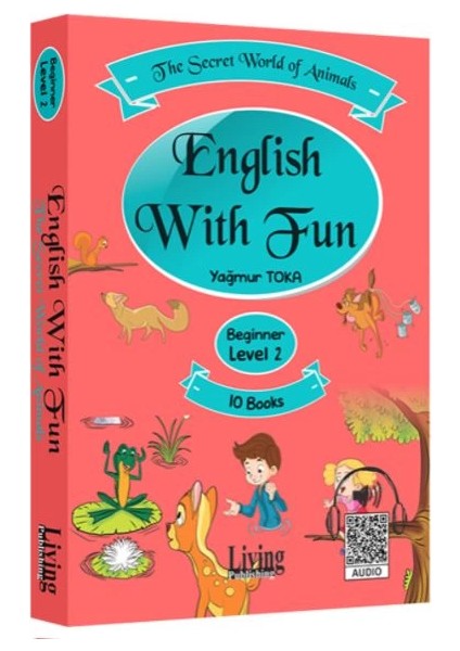 English With Fun Level 2 - 10 Kitap - The Secret World Of Animals