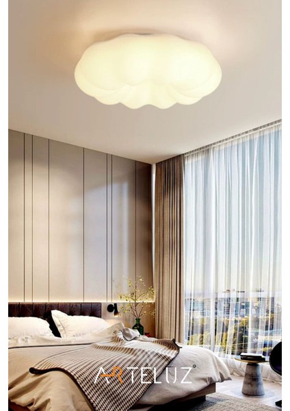 Modern 45 cm Bulut Model Plafonyer Avize, Şık ve Zarif Aydınlatma fiyatları
