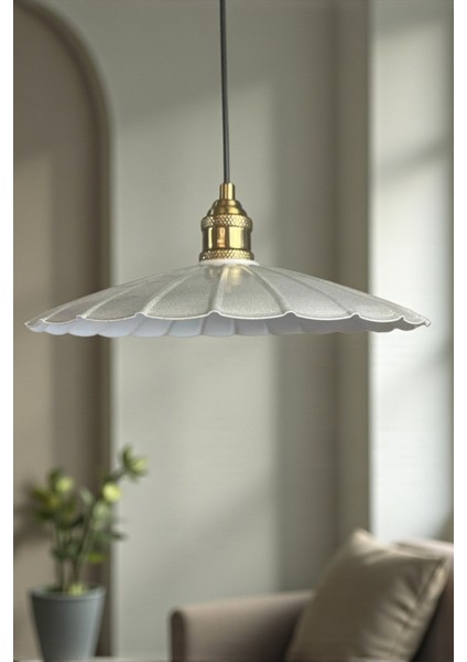 Risso Gümüş Metal Büyük Avize, Lale Tasarımlı Modern Sarkıt Aydınlatma