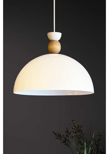 Beyaz Tekli Sarkıt Avize, Salon, Mutfak, Cafe, Dekoratif Aydınlatma