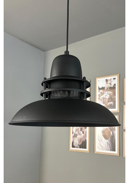 Siyah Avize, Tekli Sarkıt, Mutfak ve Çocuk Odası Aydınlatma