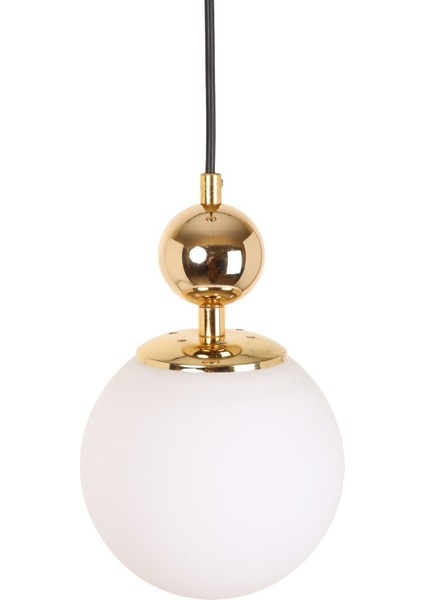 Beyaz Camlı Gold Kaplama Misket Avize, Şık ve Modern Aydınlatma fiyatları