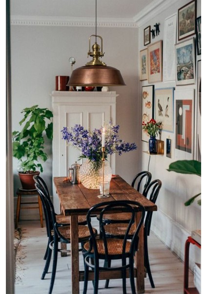 Bakır Renkli Modern Spor Avize, Tekli Sarkıt, Şık Tasarım fiyatları