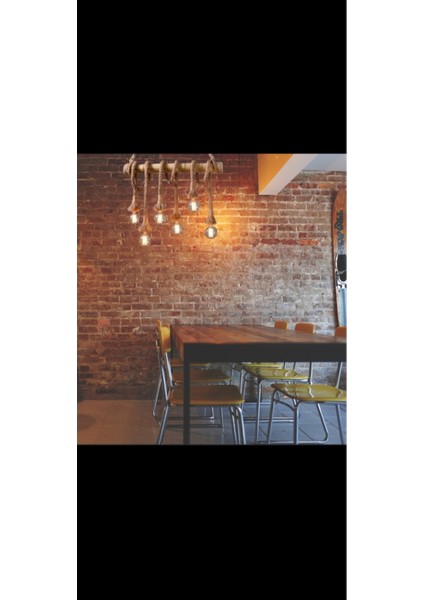 Doğal Bambu Halatlı Zarif Avize ile Şıklık ve Doğallık Buluşuyor fiyatları