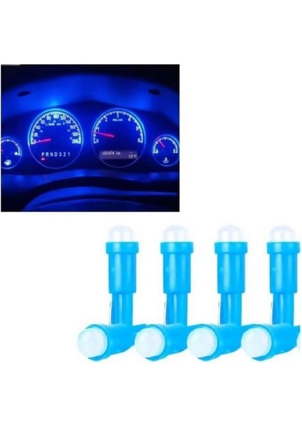 (4xadet) 1 Set 12V LED Mını Dipsiz T5 Blue (Mini Dipsiz Ampul Mavi) modelleri