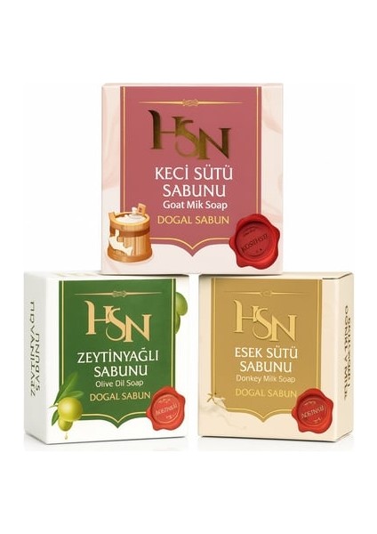 Kostiksiz Soğuk Proses Doğal Sabun Set