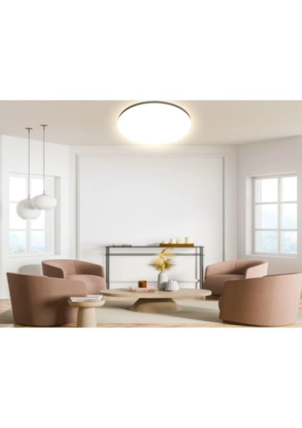 24W Panel LED Avize, Sıva Üstü Tavan Armatürü, Beyaz Işık, Çok Amaçlı