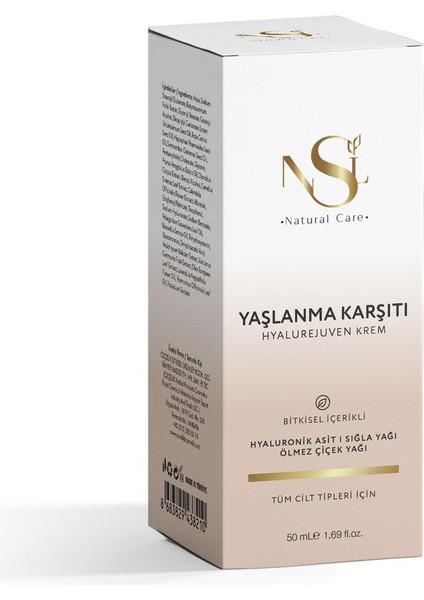 Natural Care Anti Aging Kırışık Giderici ve Önleyici Krem fiyatları