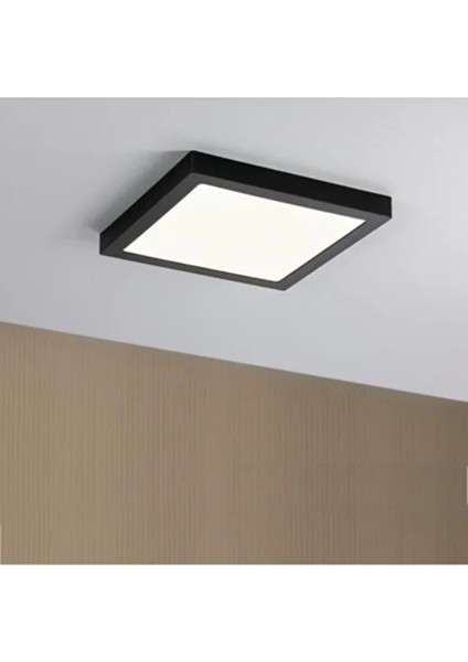 18W Siyah Kare Metal LED Panel, Salon ve Yatak Odası Için Aydınlatma fiyatları