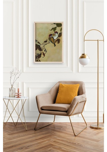 Kuş Ahşap Çerçeveli Tablo fiyatları