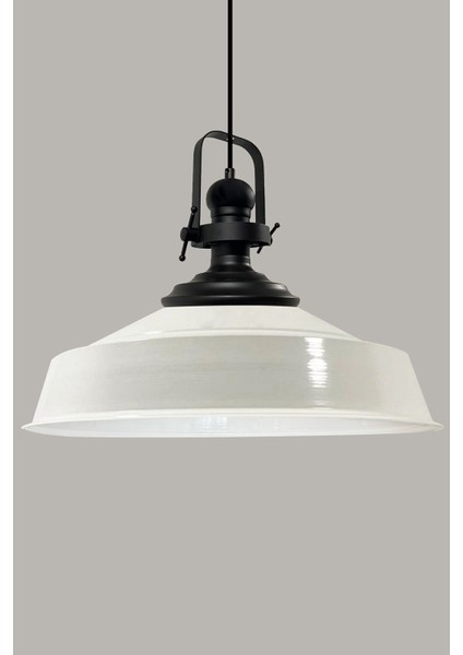 Şık Beyaz Iç Asaletli Tekli Retro Sarkıt Avize, Restoran ve Cafe Dekorasyonu fiyatları