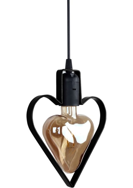 Kalpli Metal Sarkıt Avize, Yatak Odası Için Rustik Siyah Tavan Lambası fiyatları