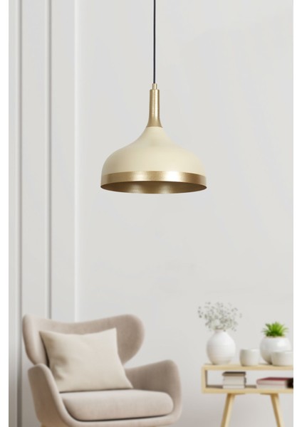 Şık Sarı Tekli Sarkıt Avize ile Mekânınıza Işık Katın