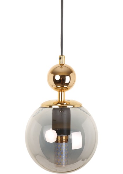 Şık Gold Kaplama Füme Camlı Modern Avize, Evinize Zarif Dokunuş fiyatları