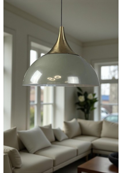 Modern Antrasit Sarkıt Avize, Şık ve Zarif Salon-Mutfak Dekorasyonu Için