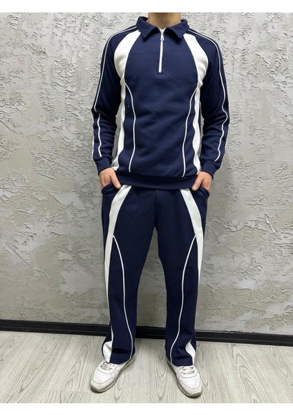 Yarım Pat Fermuarlı Eşofman Takımı