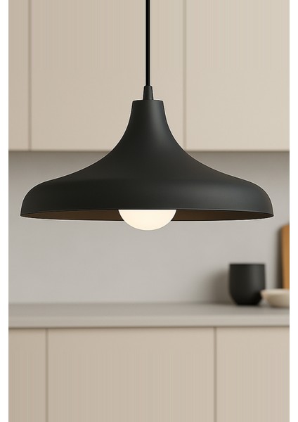 Modern Siyah Metal Sarkıt Avize, Retro ve Endüstriyel Tarz ile Şıklık fiyatları