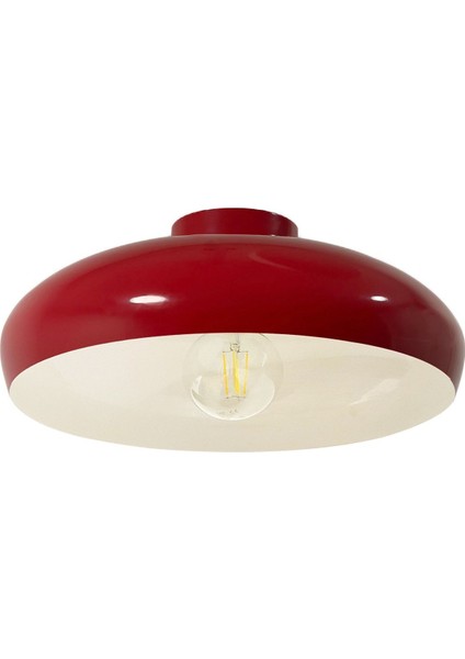 Kırmızı Plafonyer Iç Renk Beyaz, Oturma Odası, Salon, Mutfak, Kafe, Ofis Dekorasyonu fiyatları
