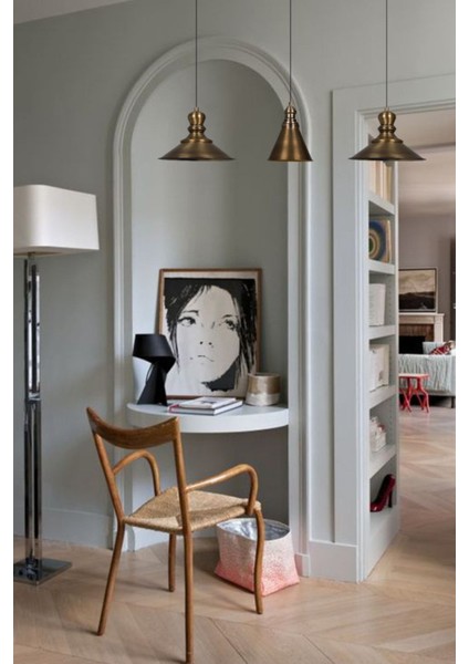 Şık Üçlü Rennes Eskitme Rengi Metal Sarkıt Avize, Rustik ve Vintage Tarz fiyatları