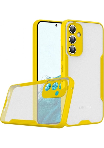 Sarı Silikon Kılıf, Galaxy A24 4g Için Koruma ve Şıklık Sunar