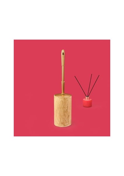 Bath Traverten Görünümlü Tuvalet Fırçası - Bej fiyatları