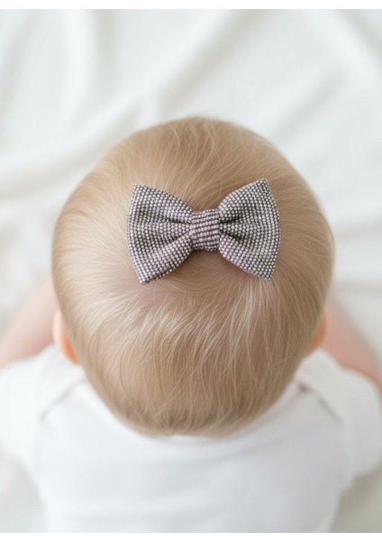 Saçsız Bebek Tokası, Sevimli Saç Acıtmayan Parlak Saçsız Bebek Tokası Tek Adet