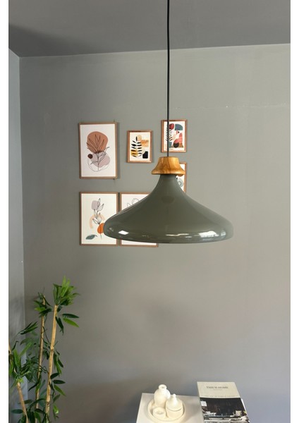 Antrasit Ahşap Boncuk Sarkıt Avize, Şık ve Modern Aydınlatma fiyatları