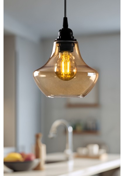 Modern Dazzle Tekli Cam Sarkıt Aydınlatma, Şık ve Şık Tasarım fiyatları