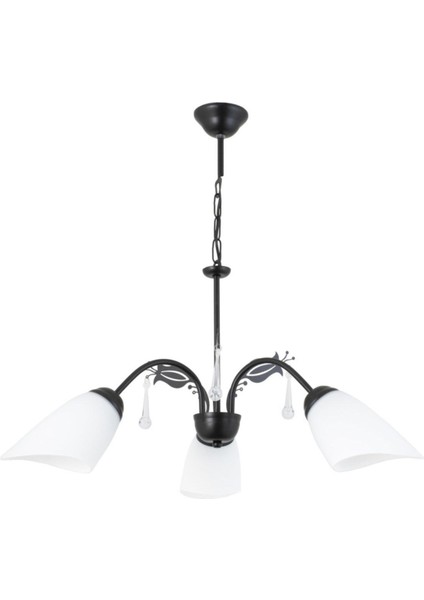 Modern 3 Lü Avize, Şık Tasarım, Şehir Aydınlatması, Estetik ve Işıklandırma