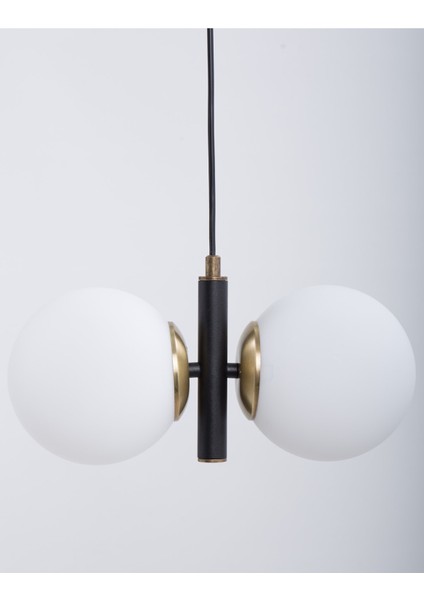 Şık Siyah Eskitme Kaplama Beyaz Camlı Avize, Modern ve Zarif Aydınlatma fiyatları