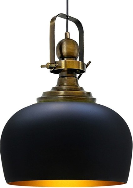 Siyah Eskitme Başlıklı Tekli Avize, Salon ve Mutfak Için Şık Sarkıt Lamba fiyatları