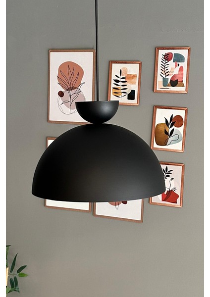 Siyah Avize ve Şapka Dekoratif Sarkıt, Salon, Kuaför ve Cafe Aydınlatması fiyatları