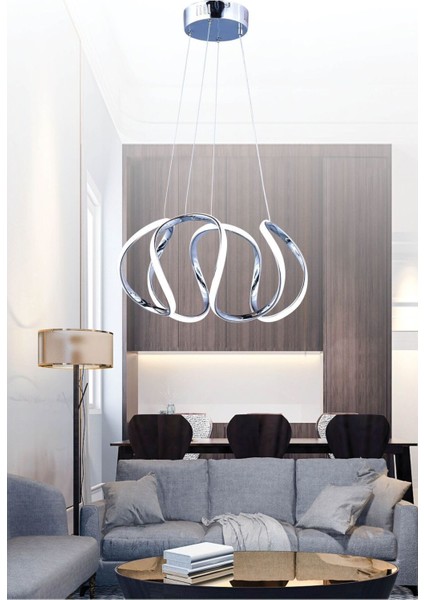 Modern Ahtapot Sarkıt Avize, 3 Renk LED ile Şık ve Aydınlık Ortamlar