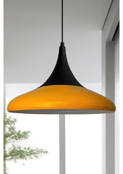 Sarı Tekli Avize, Otel, Salon, Bebek ve Çocuk Odası Için Şık Aydınlatma