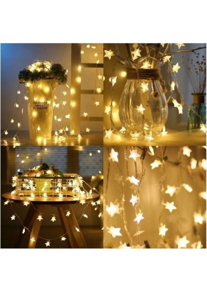 3 Metre Yıldız Şekilli LED Işık