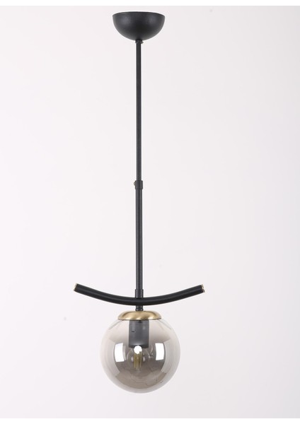 Şık Siyah Eskitme Füme Camlı Modern Avize, Zarif ve Işıltılı Tasarım fiyatları