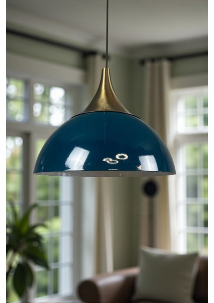 Deniz Yeşili Avize, Sarkıt, Eskitme Kubbe, Salon ve Mutfak Dekorasyonu