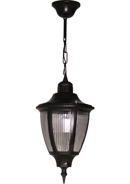 Modern Siyah Iç ve Dış Mekan Bahçe Teras Sarkıt, 2 Adet, Şık Tasarım