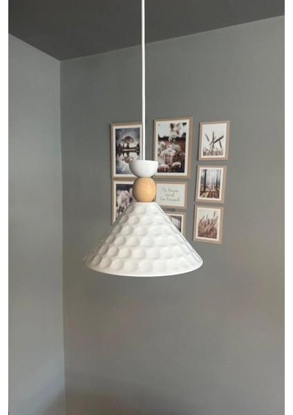 Modern Beyaz Ahşap Sarkıt Avize, Ofis ve Salon Için Şık Aydınlatma fiyatları