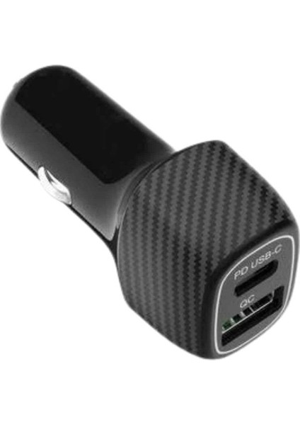 38W USB Type-C Girişli Oto Çakmaklık Araç Içi Hızlı Şarj Çakmaklık Şarj - TGR8868-6835 modelleri