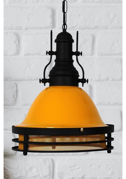 Şık Sarı Avize Sarkıt Lamba, Salon, Mutfak, Kafe ve Kreş Dekoru