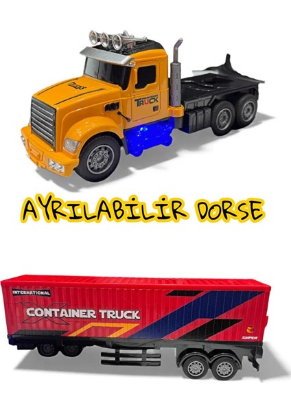 Uzaktan Kumandalı Full Fonksiyonlu 48 cm Işıklı Tır - LED Işıklı Ayrılabilir Dorse Açılır Kapılı Tır indirimleri