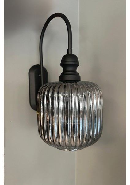 Füme Cam Tekli Aplik Retro Sarkıt Lamba, Restoran ve Salon Aydınlatması fiyatları