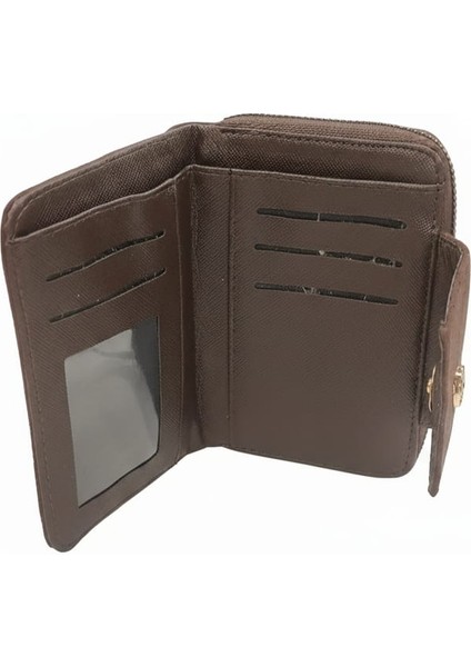 Dışı Süet Çıt Çıt Kapaklı Fermuarlı El Cüzdanı fırsatları