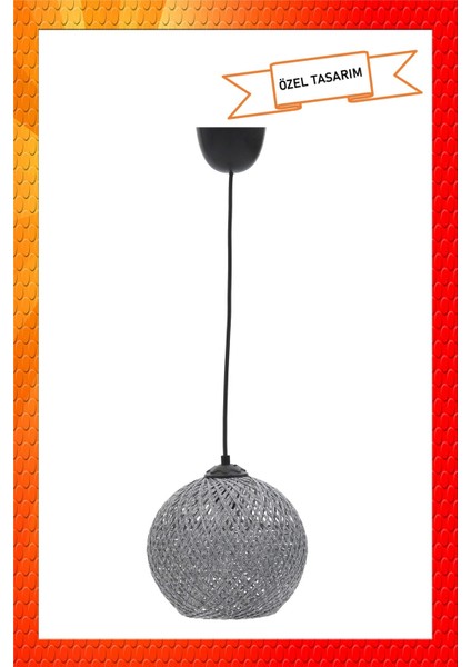 Şık Siyah Sarkıt Top Avize, Modern ve Zarif Aydınlatma Tasarımı fiyatları