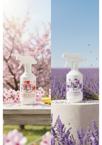 Cherry Blossom & Lavender Ev, Tekstil, Oda ve Çamaşır Spreyi Avantajlı Paket 2X500ML fırsatları